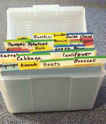 A Better Way to Organize Garden Recipes